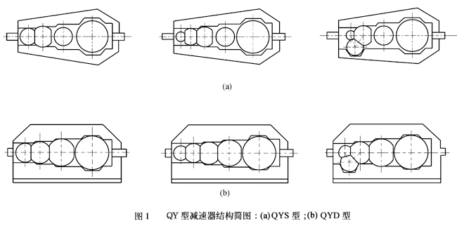 QY系列起重机减速机结构简图